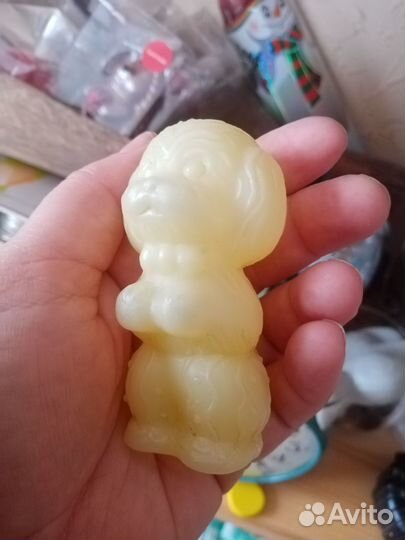 Собака, собачка, щенок СССР пластмассовый, советск