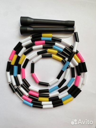 Бисерная скакалка с тяжелым бисером