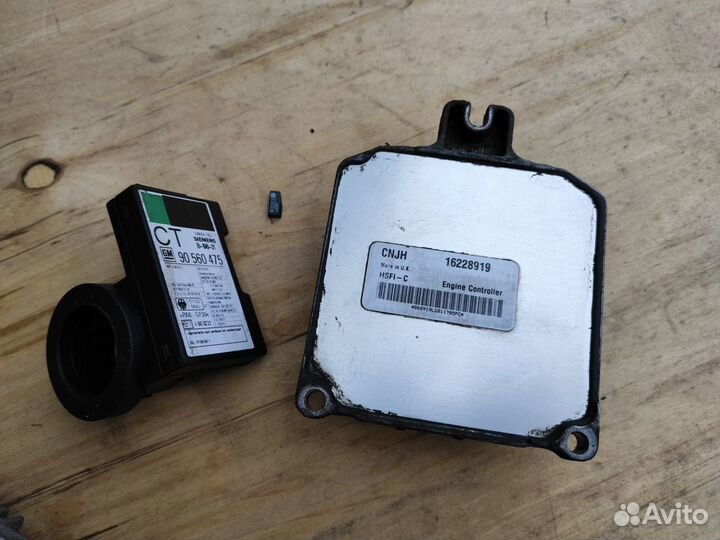 Эбу X16XEL 16228919 Астра Г Зафира А Комплект