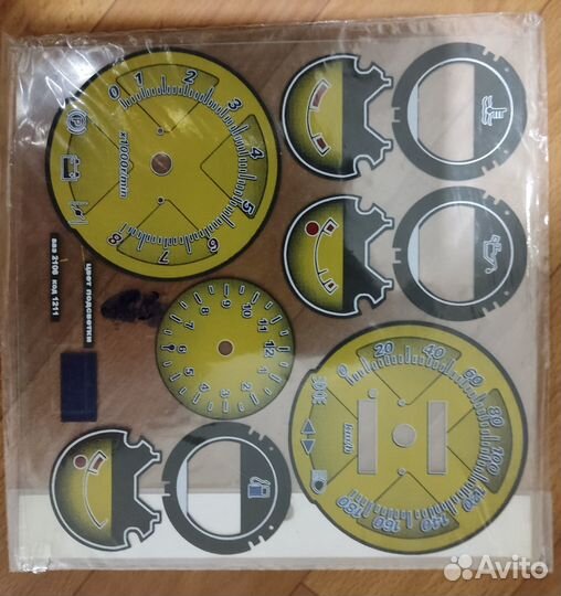 Наклейка щитка приборов ваз