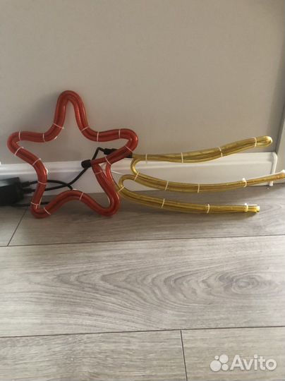 Новогодняя светодиодная светящиеся звезда