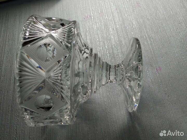 Салатницы, конфетницы. Хрусталь СССР для кухни