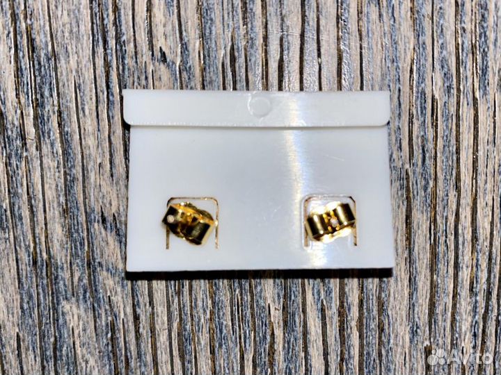 Сережки-гвоздики бижутерия - 2 пары