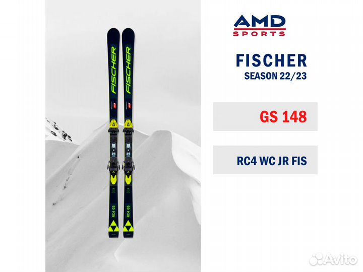 Горные лыжи Fischer RC4 WC GS JR FIS 148 (22/23)