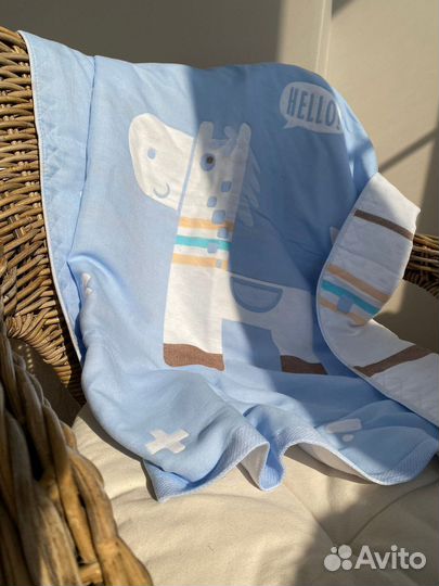 Муслиновый плед покрывало