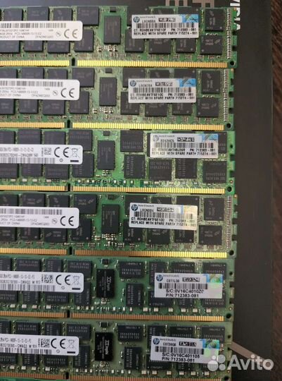 Samsung 1866Мгц 16Гб ecc HP 712383-081 DDR3