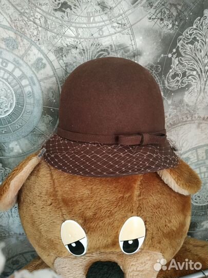 Шляпа фетровая женская