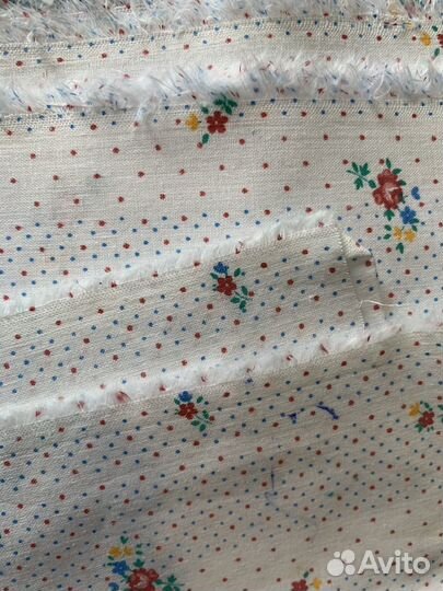 Отрез ткани хлопок СССР