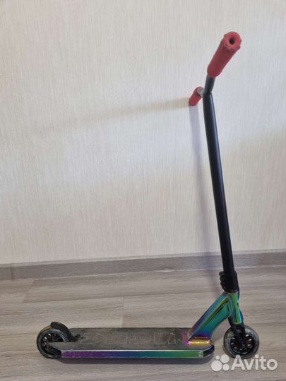 Трюковой самокат Vokul Saga, черный/бензиновый