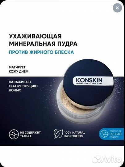 Пудра Icon Skin матирующая
