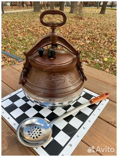 Афганский казан 20 литров, двухцветный