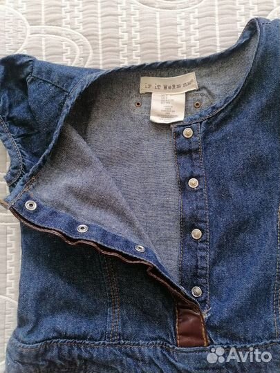 Джинсовое платье 110р