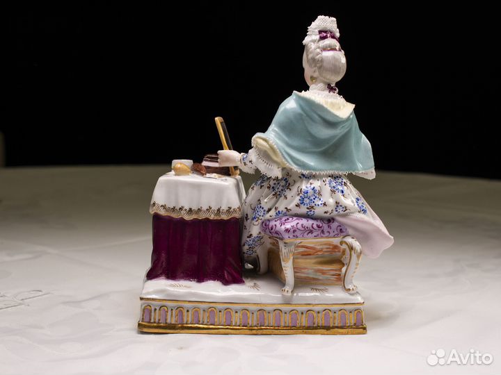 Meissen. Фарфоровые статуэтки из серии 5 чувств