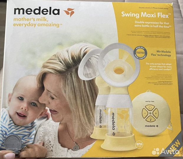 Молокоотсос электрический medela двухфазный