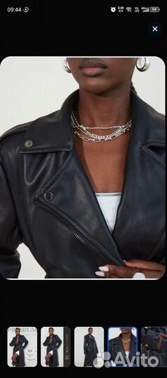 Кожаный плащ женский