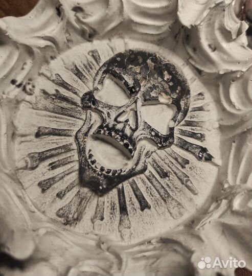 Пепельница из гипса