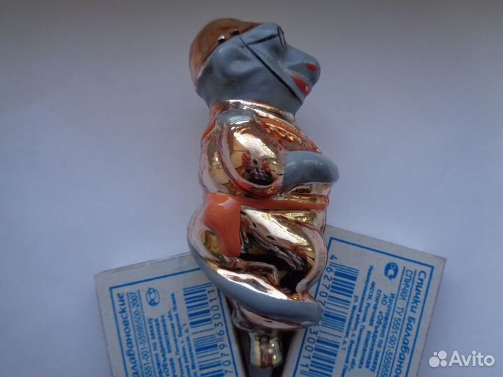 Елочная игрушка СССР Мышь-Долгохвост из 