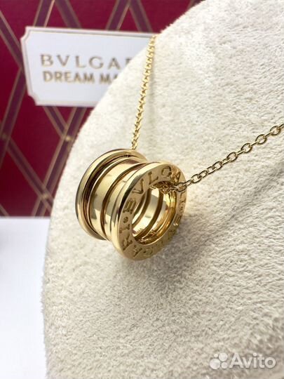 Колье Bvlgari Zero желтое золото 18К