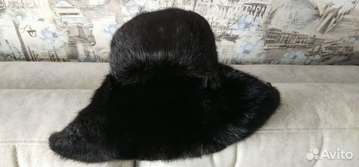 Норковая шапка мужская ушанка