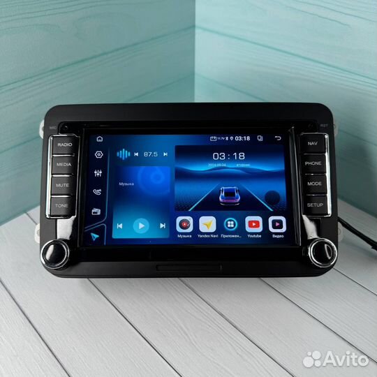 Штатная android магнитола vag с carplay