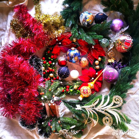 Новогодние украшения, елочные игрушки