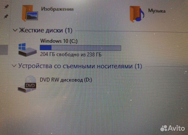 HP Ноутбук 4 ядра i5 экран 14 8 гб Ssd Windows 10