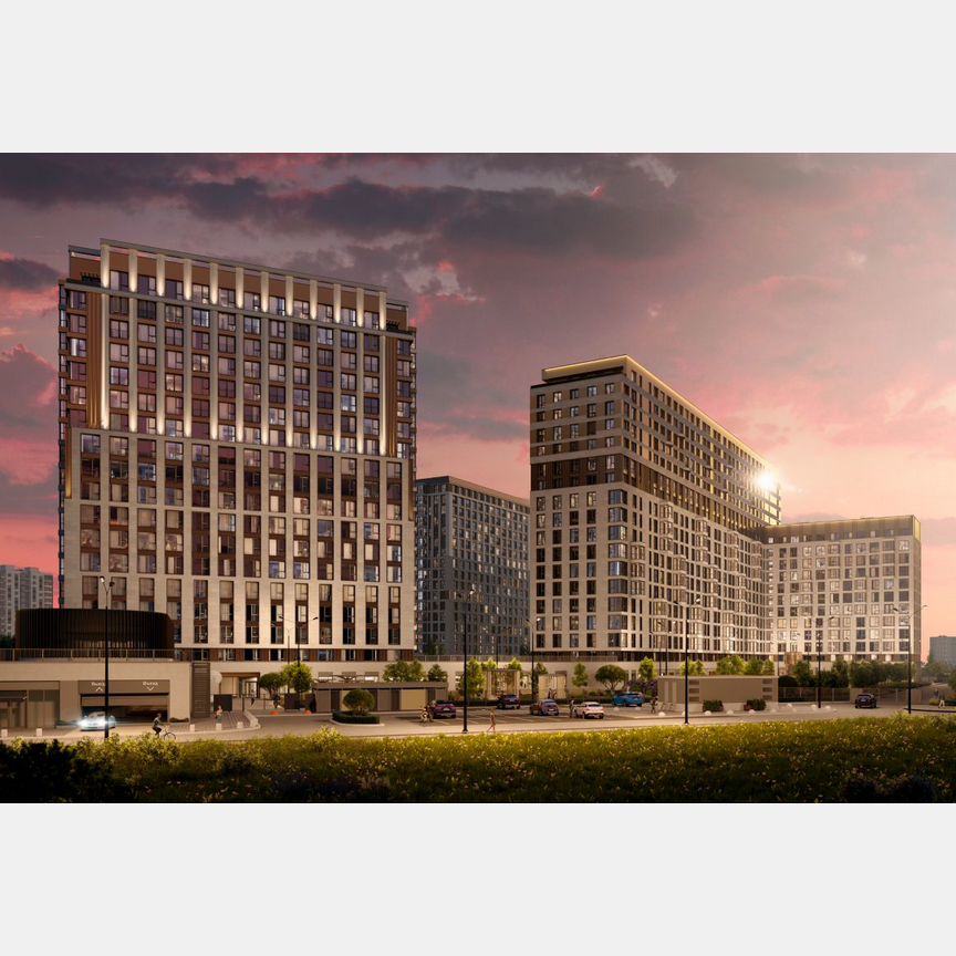 2-к. квартира, 60,9 м², 13/18 эт.