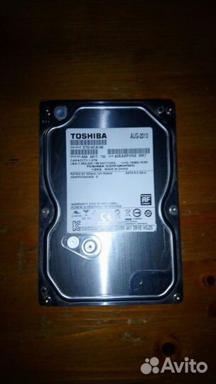 Toshiba на 1Tb