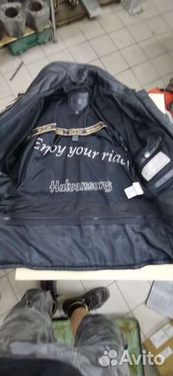 Мотокуртка кожаная мужская