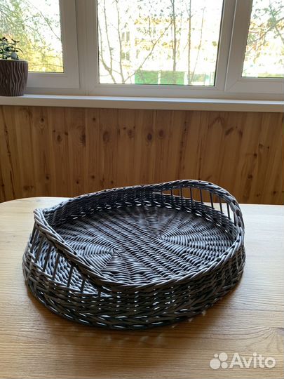 Поднос плетеный ручная работа