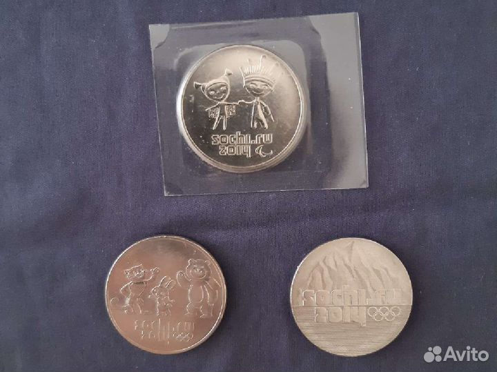 Олимпийские монеты Сочи
