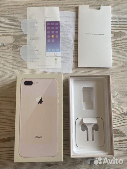 Коробка от iPhone 8 plus gold, 256 gb