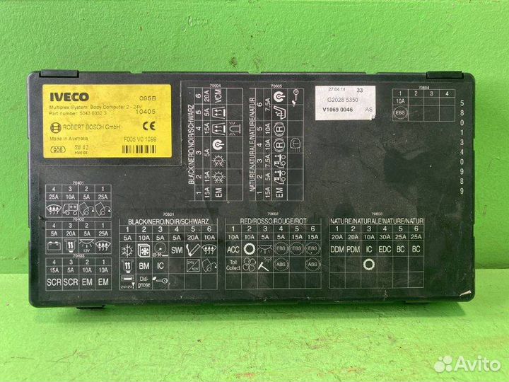 Блок электронный iveco stralis