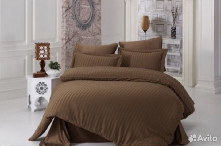 Постельное белье страйп сатин и жаккард