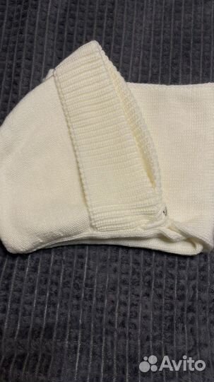 Капор белый новый