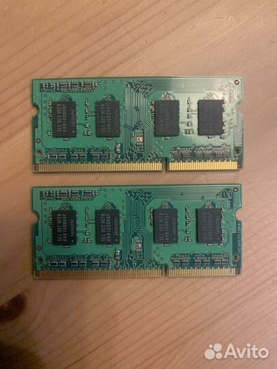 Оперативная память Samsung ddr3 2 gb 1033 MHz
