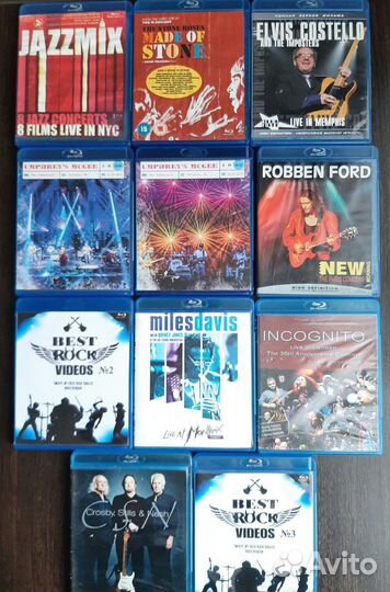 Bluray диски с концертами