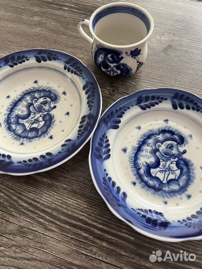 Набор гжель новый