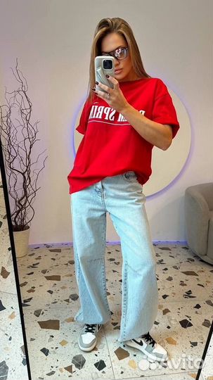 Футболка женская оверсайз