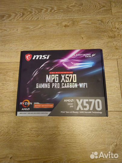 Материнская плата msi mpg x570