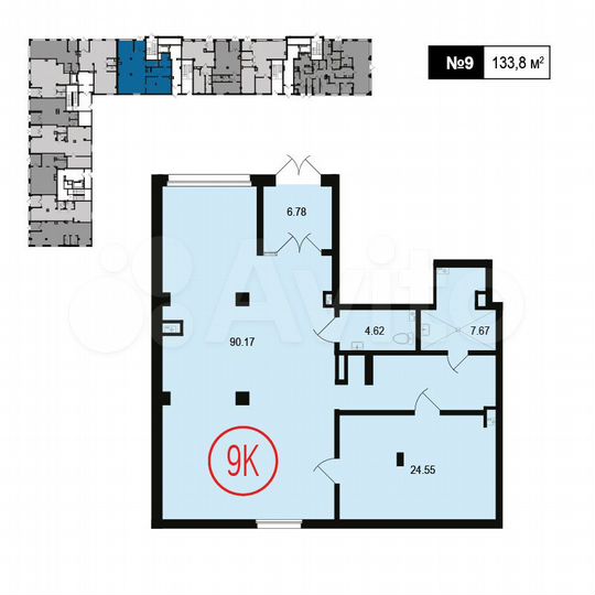 Свободного назначения, 133.8 м²