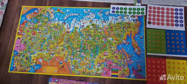 Настольная игра Здравствуй, Россия