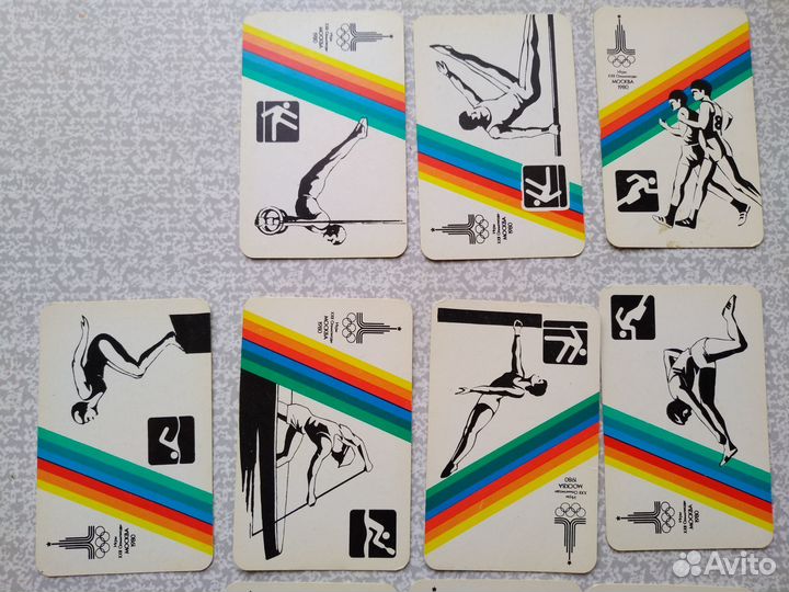 Календарики Олимпиада 80