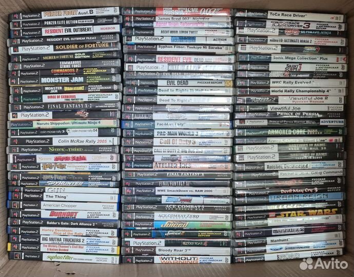 Игры на PS2 (не лицензия)