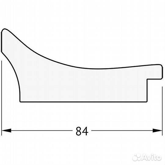 Зеркало Evoform Exclusive 156х66 BY 1289 с фацето