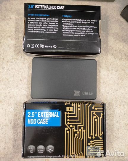 Внешний бокс USB 3.x для hdd 2.5