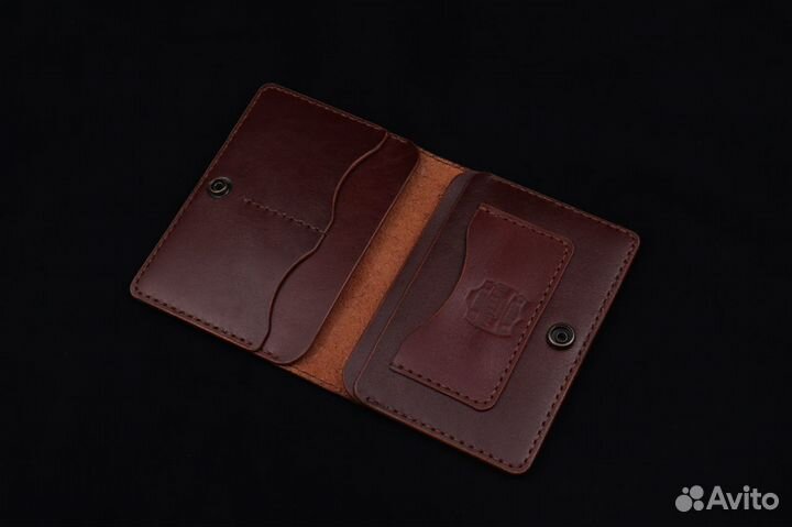 Портмоне под автодокументы из натуральной кожи