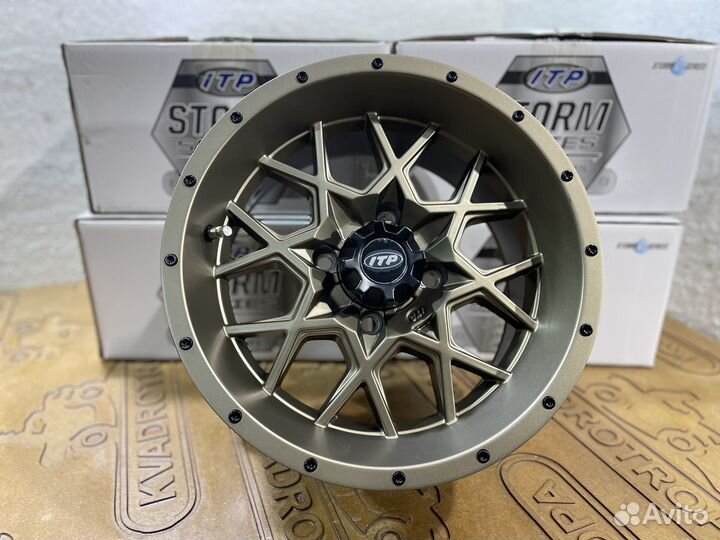 Диски для квадроцикла Polaris ITP hurricane bronze