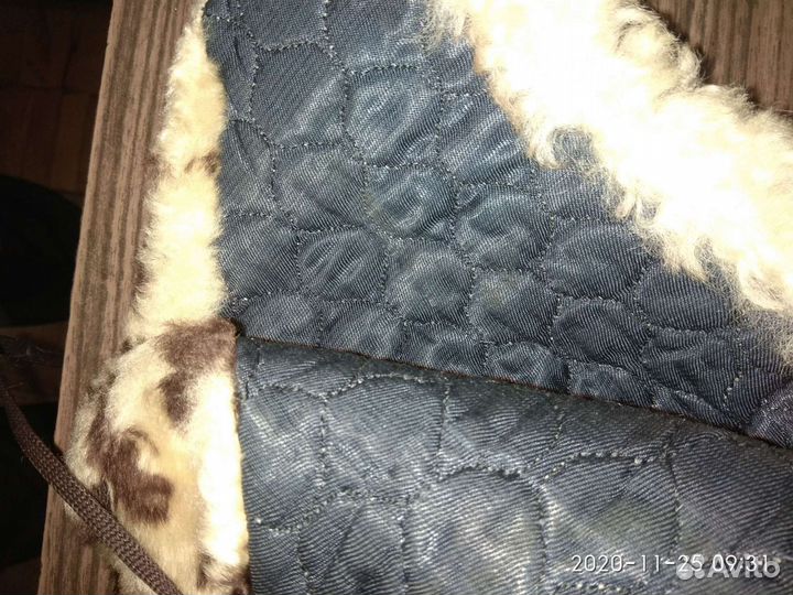 Шапка зимняя цигейка