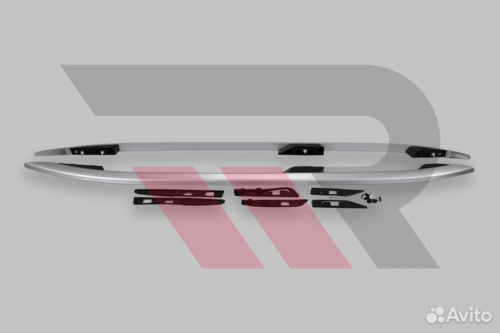 Рейлинги Subaru Forester (SJ) 13-18г Серебро